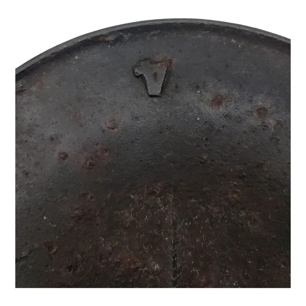 Antique J.S. Lithgow and Co Cast Iron Lid Only Gate Mark Louisville Ky Rare